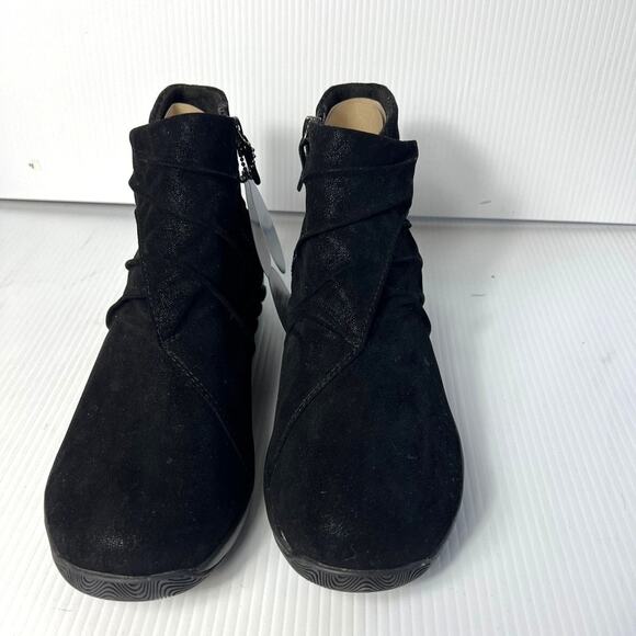 New Therafit Nadia Women Ankle Boot Bootie Black Comfort Cushion EU 38 US 7.5-8 - Picture 3 of 12